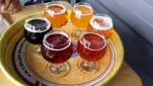 Beer flights - kleine glaasjes om te proeven