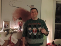 Michiel met z'n Ugly Christmas Sweater